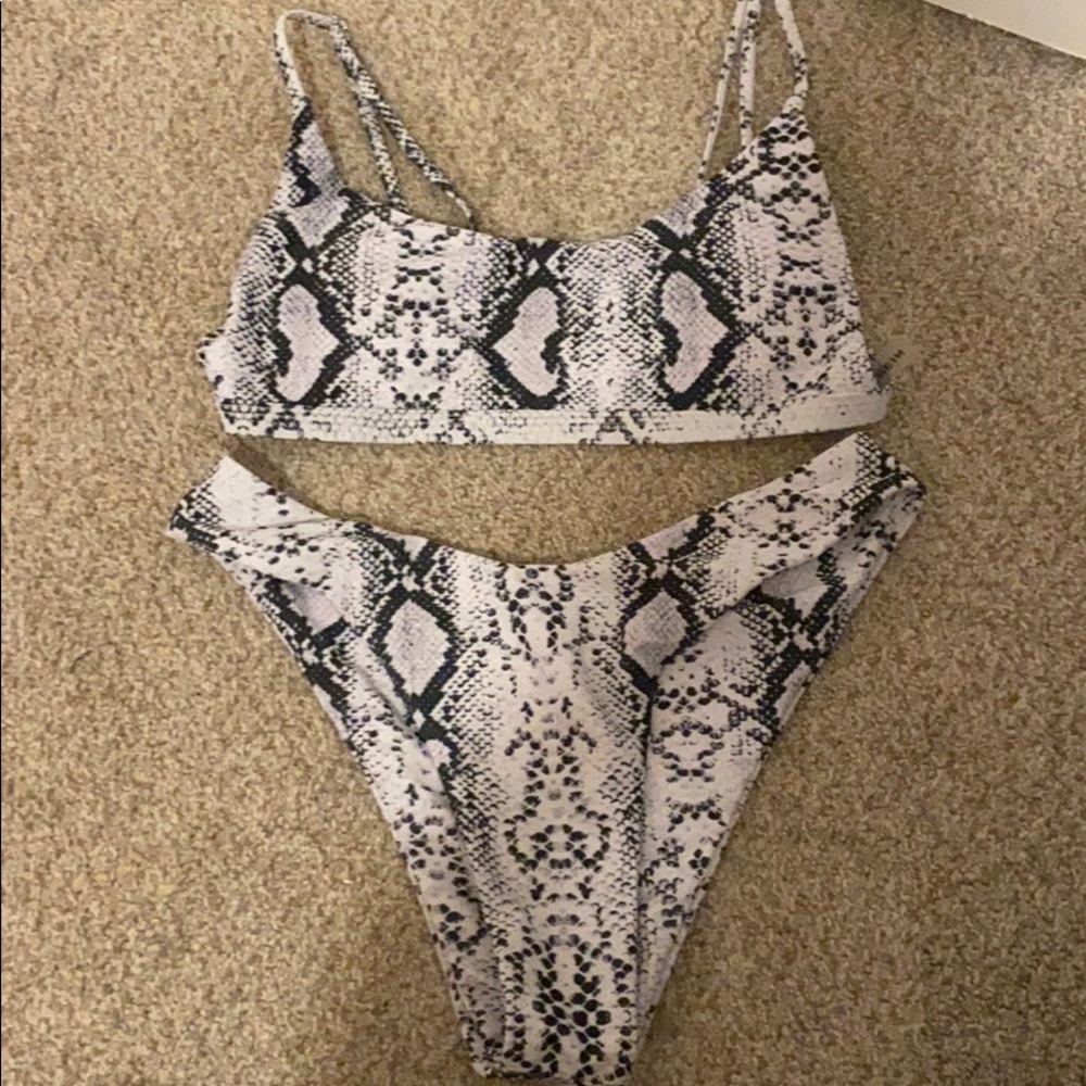 Snake Skin Bikini Set